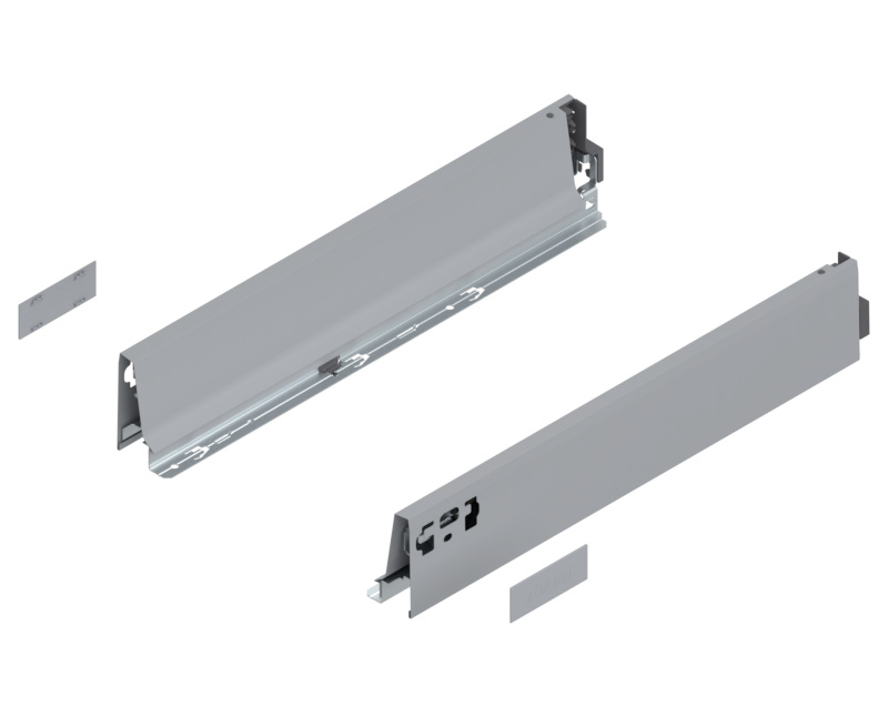 BLUM TANDEMBOX kávaM (83 mm)450 mm J+B R9006 világosszürke