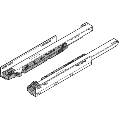 BLUM LEGRABOX korpuszsín BLUMOTION teljes kihúzás 40 kg B+J S450 mm