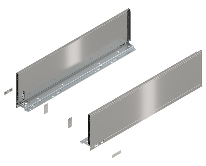 BLUM LEGRABOX káva  C (177 mm)  650 mm inox-szálhúzott-lakozott B+J
