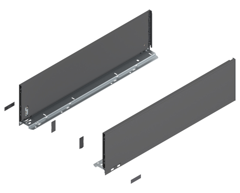 BLUM LEGRABOX káva  C (177 mm)  650 mm Orionszürke matt B+J