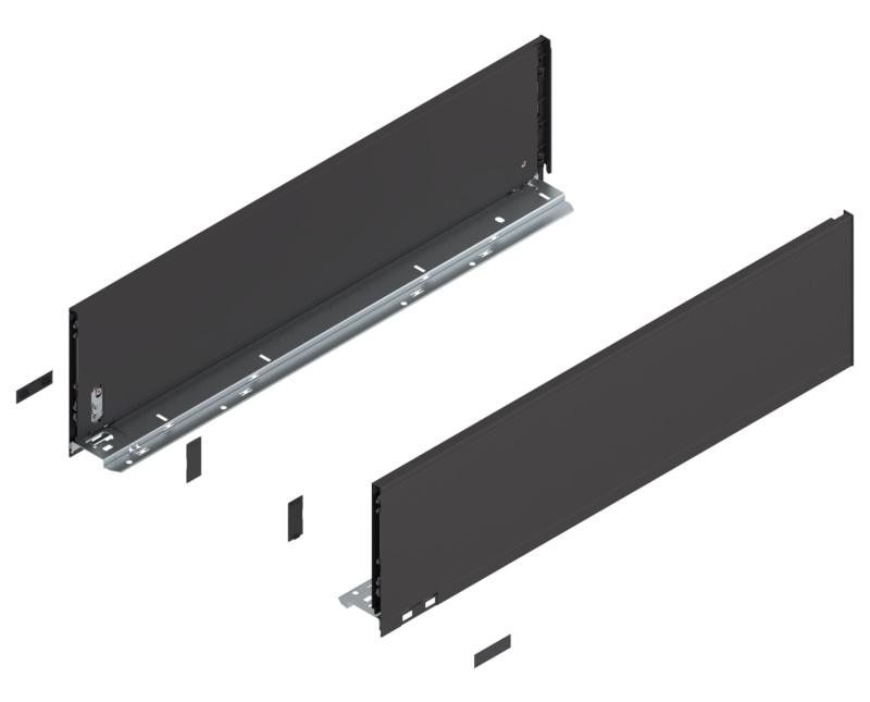 BLUM LEGRABOX káva  C (177 mm)  650 mm Terrafekete matt B+J