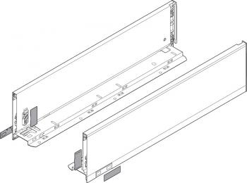 BLUM LEGRABOX káva  K (128 5 mm)  400 mm Orionszürke matt B+J 1.Kép