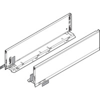 BLUM LEGRABOX káva  K (128 5 mm)  450 mm inox-szálhúzott-lakozott B+J