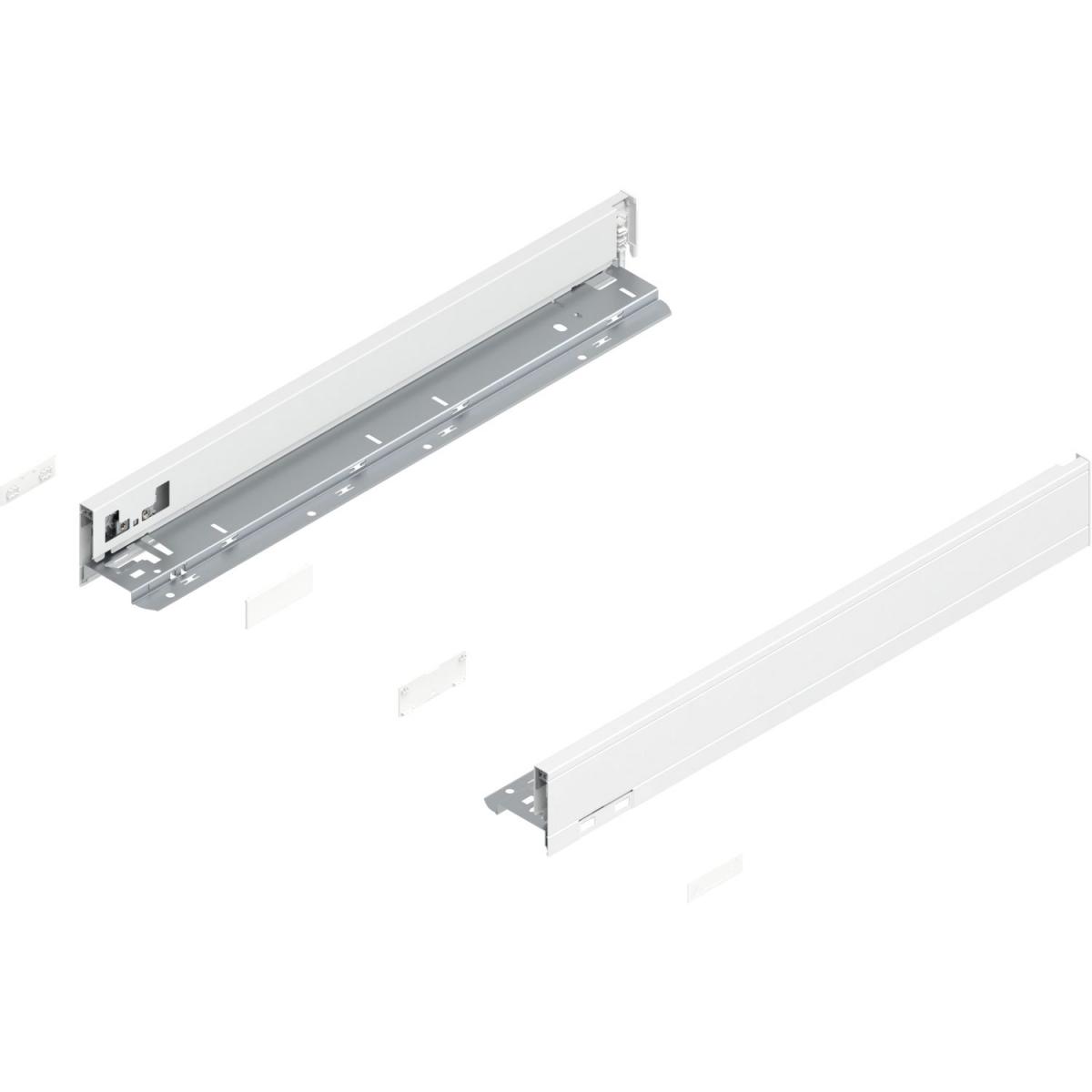 BLUM LEGRABOX káva  K (128 5 mm)  550 mm Selyemfehér matt B+J