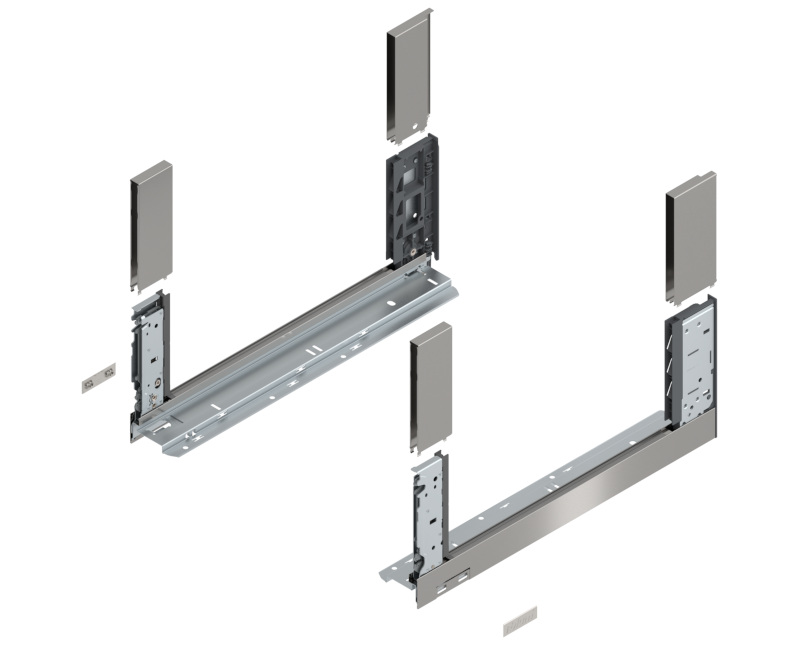 BLUM LEGRABOX káva  C (177 mm)  450 mm inox-szálhúzott-lakozott B+J
