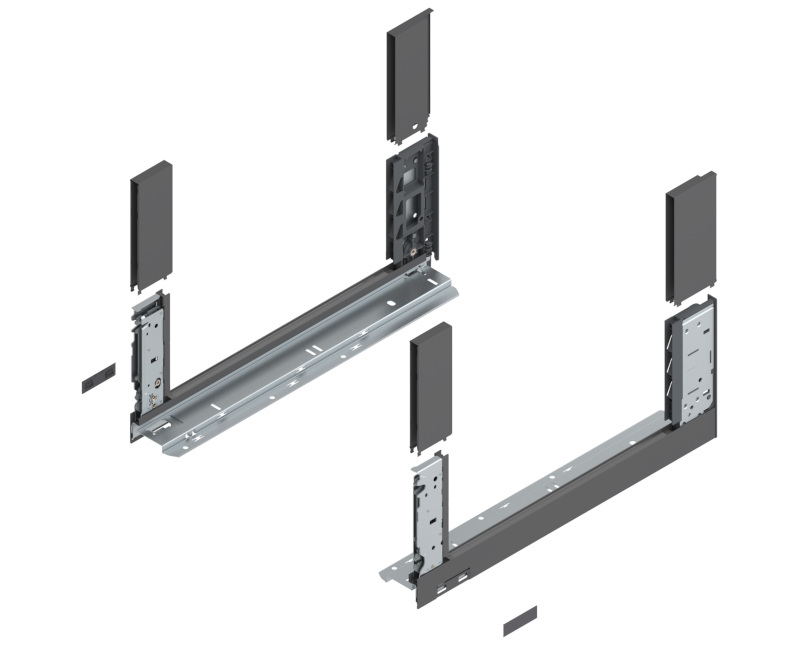 BLUM LEGRABOX káva  C (177 mm)  450 mm Orionszürke matt B+J