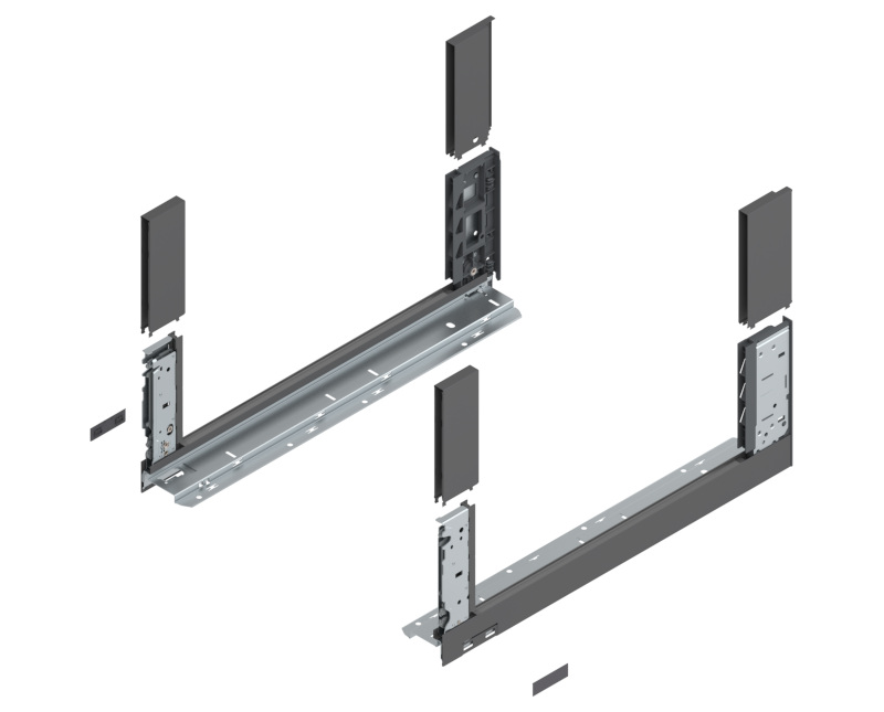BLUM LEGRABOX káva  C (177 mm)  500 mm Orionszürke matt B+J