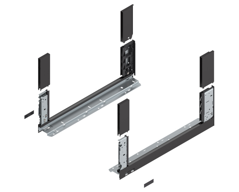 BLUM LEGRABOX káva  C (177 mm)  500 mm Terrafekete matt B+J