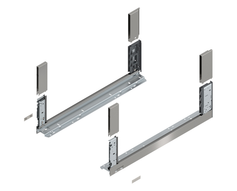 BLUM LEGRABOX káva  C (177 mm)  600 mm inox-szálhúzott-lakozott B+J
