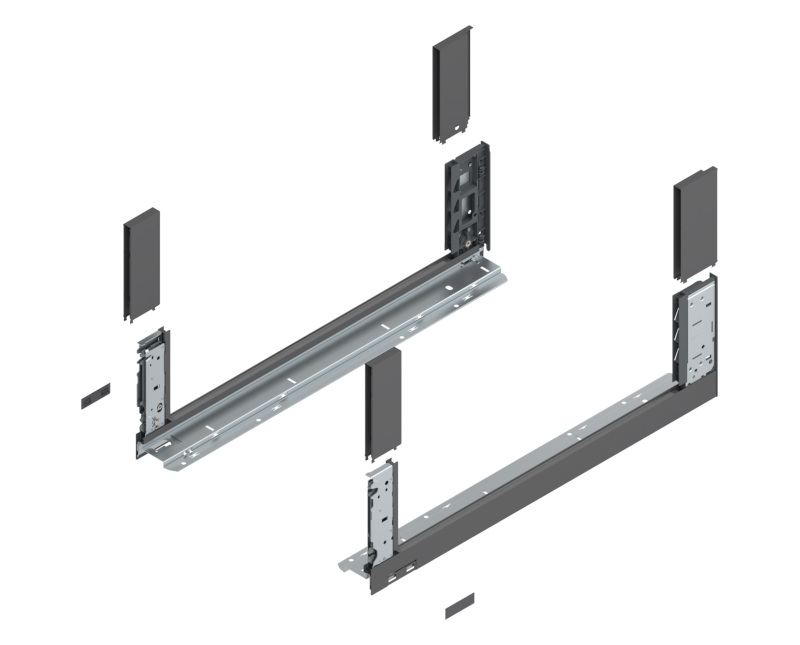 BLUM LEGRABOX káva  C (177 mm)  600 mm Orionszürke matt B+J