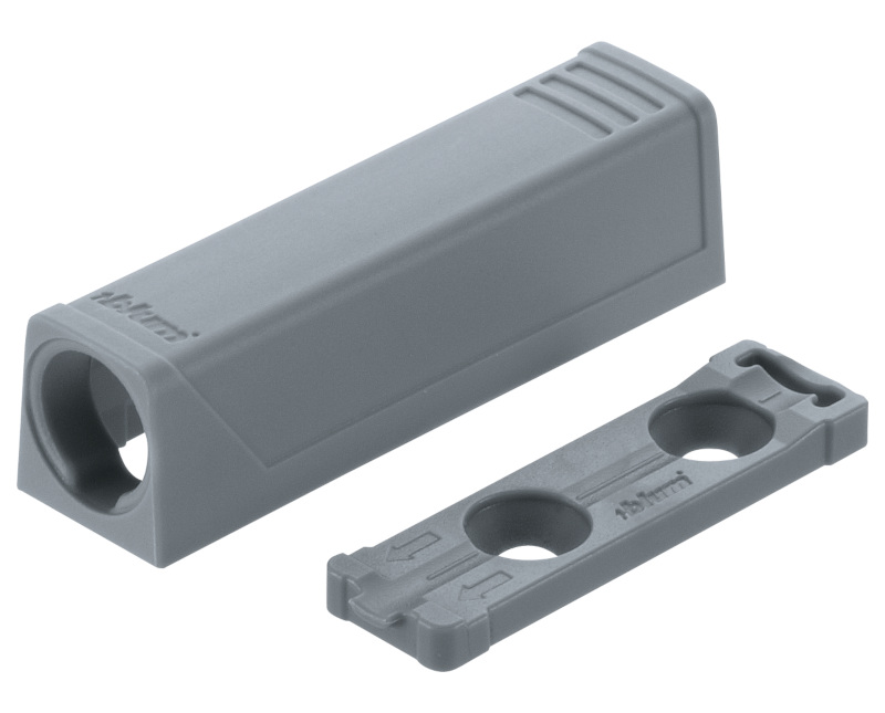 BLUM TIP-ON adapterlemez ajtókhozegyenes (20/17 mm) R7036 platinaszürke