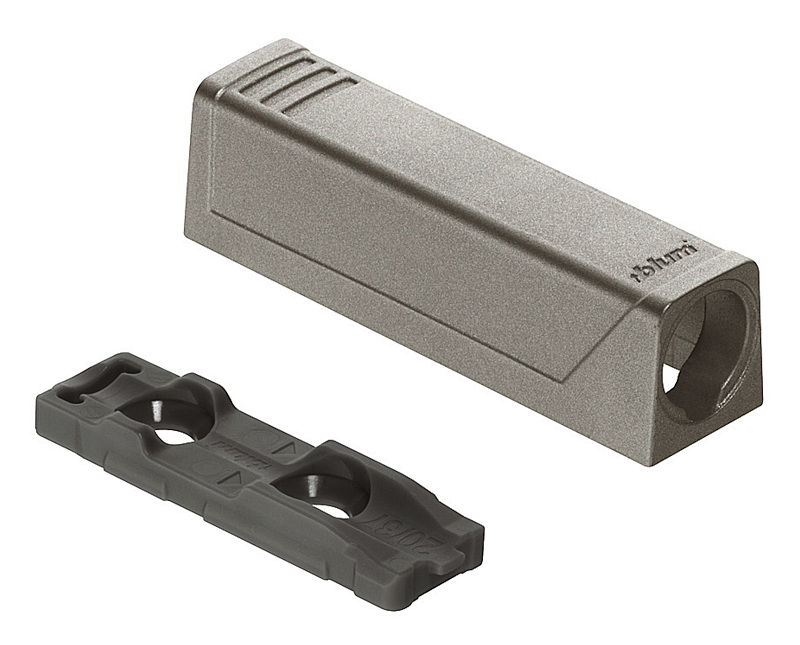BLUM TIP-ON adapterlemez ajtókhozegyenes (20/17 mm) Nikkel-lakkozott