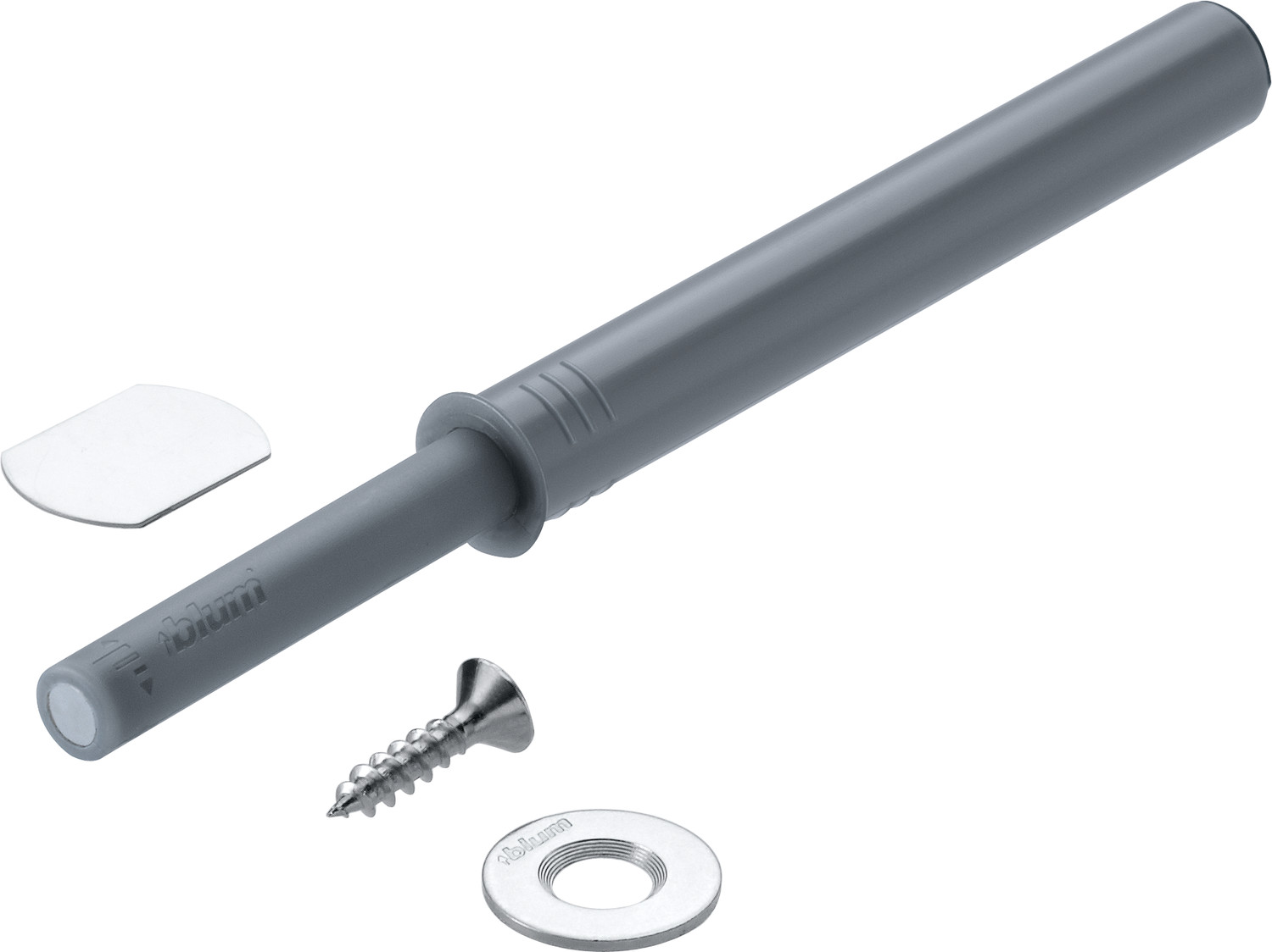 BLUM TIP-ON ajtókhoz (készlet)Hosszított mágnessel R7036 platinaszürke