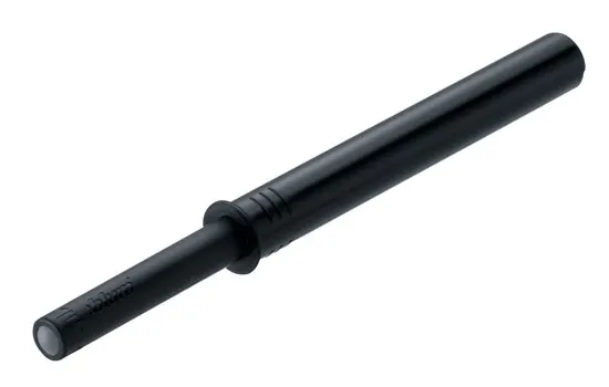 BLUM TIP-ON ajtókhozHosszított változat ütközővel Terrafekete