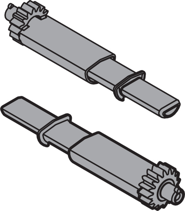 BLUM TIP-ON kis fogaskerék