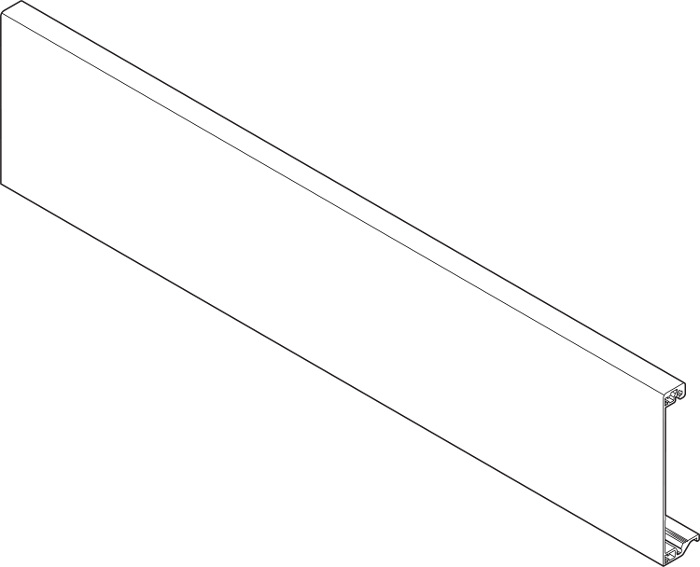 BLUM TANDEMBOX előlap belső fiókhoz TANDEMBOX intivo/antaro világosszürke 1200 mm