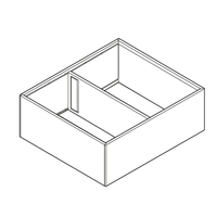 BLUM AMBIA-LINE Keret LEGRABOX Frontkihúzású fiók  Acél =270 mm  szél.=242 mm