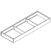 BLUM AMBIA-LINE Keret LEGRABOX Fiók,Acél  NH=450 mm, szél.=200 mm Orionszürke Fiók,Acél