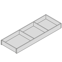 BLUM AMBIA-LINE Keret LEGRABOX NH=600 mmszél.=200 mm Tenn.dió Fa Fiókhoz