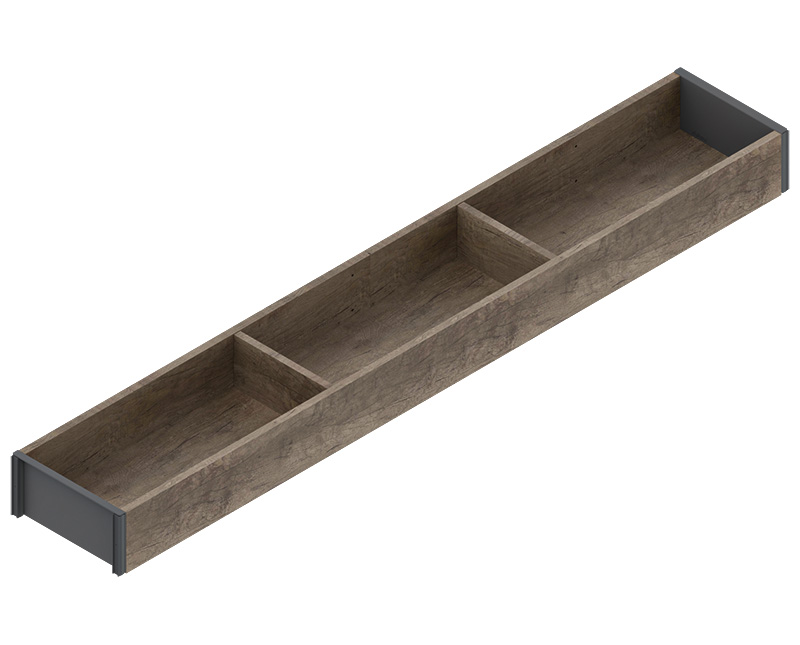 BLUM AMBIA-LINE Keret LEGRABOX  NH=650 mmszél.=100 mm Nebr.tölgy Fa Fiókhoz