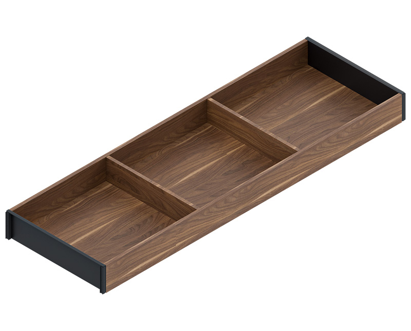 BLUM AMBIA-LINE Keret LEGRABOX NH=650 mmszél.=200 mm Tenn.dió/ Fa Fiókhoz