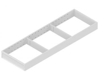 BLUM AMBIA-LINE Keret LEGRABOX Fiók,Acél NH=650 mm, szél.=200 mm Selyemfehér Fiók,Acél 1.Kép