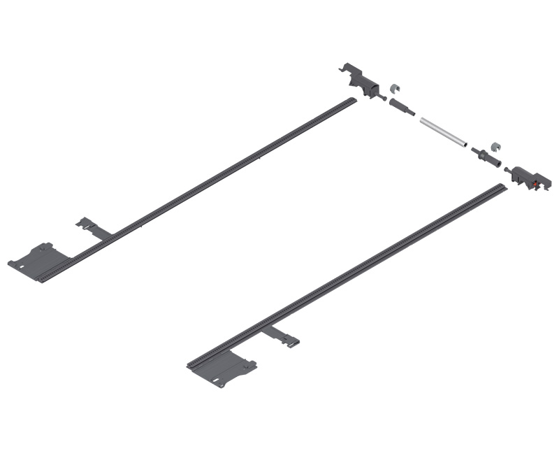 BLUM MOVENTO oldalstabilizátorNH=750 mm KSZ=1400 mmteljes kihúzás