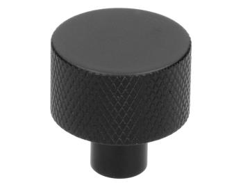 BÚTORFOGANTYÚ 24 mm MATT FEKETE 1.Kép