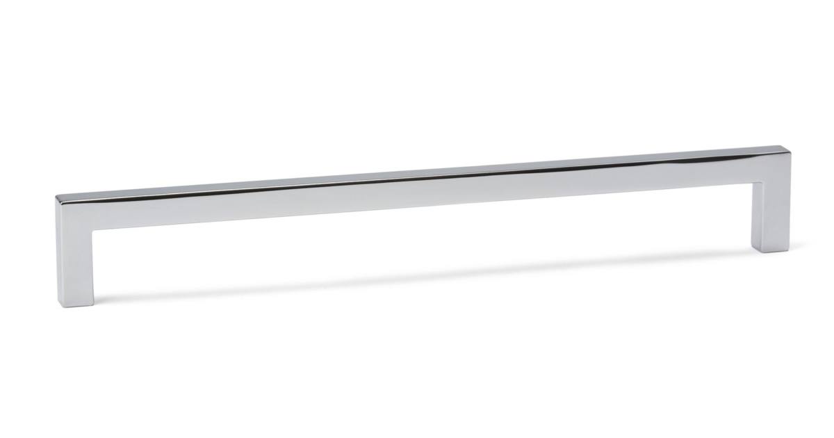 Fogantyú U 160 mm 168 mm zamak fényes króm
