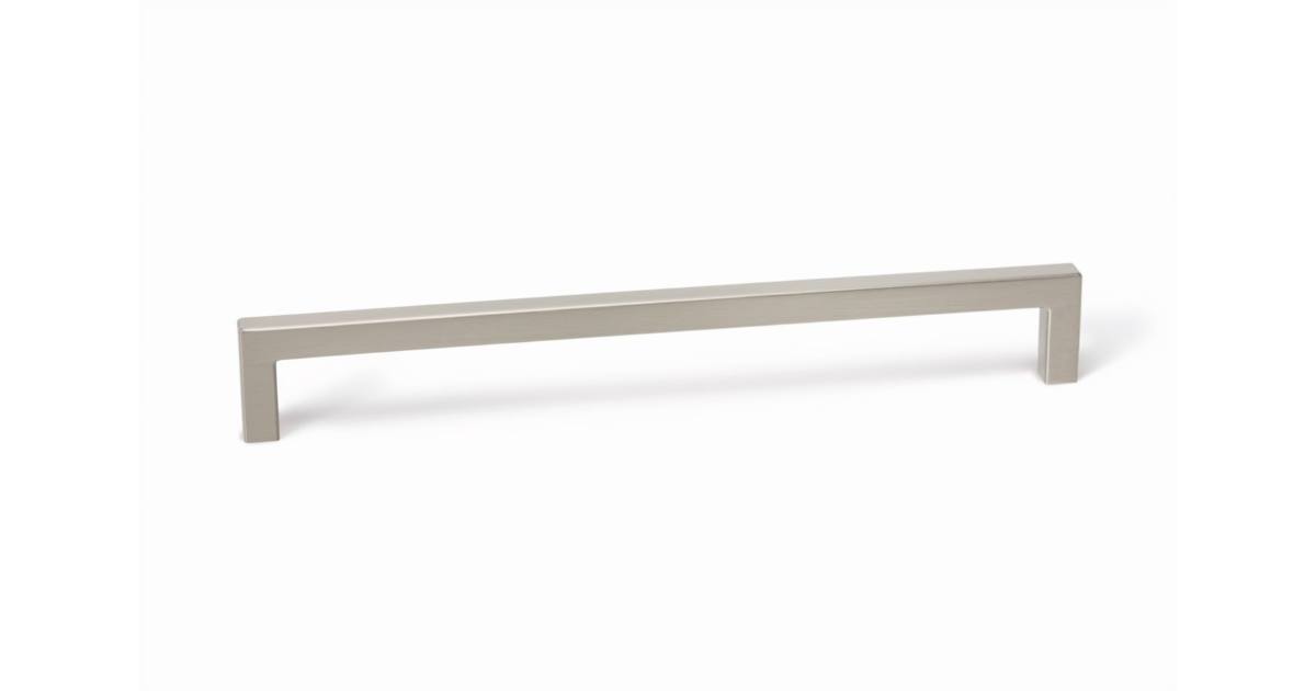 Fogantyú U 160 mm 168 mm zamak matt nikkel