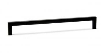 Fogantyú U 160 mm 168 mm zamak matt fekete 1.Kép