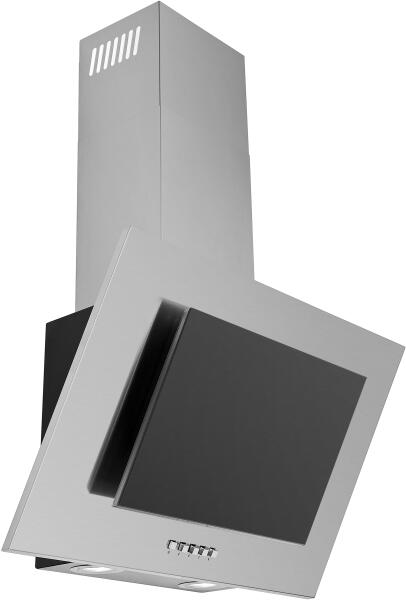 EVIDO REFLEX 60XB vertikális páraelszívó inox/fekete üveg, KIFUTÓ