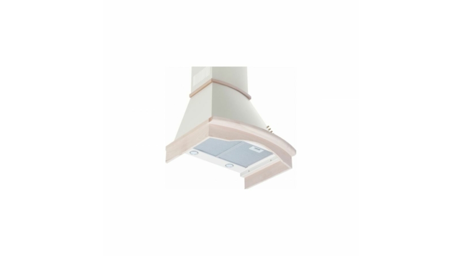 EVIDO DAPHNE 60C rusztikus elszívó,60cm kürtős, bézs,fa keret