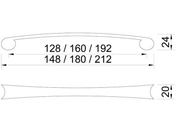 BÚTORFOGANTYÚ E100-160 160 NIKKEL 2.Kép
