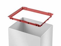 Hailo Big-Box Swing L fehér hulladéktároló, lengőfedeles 3.Kép