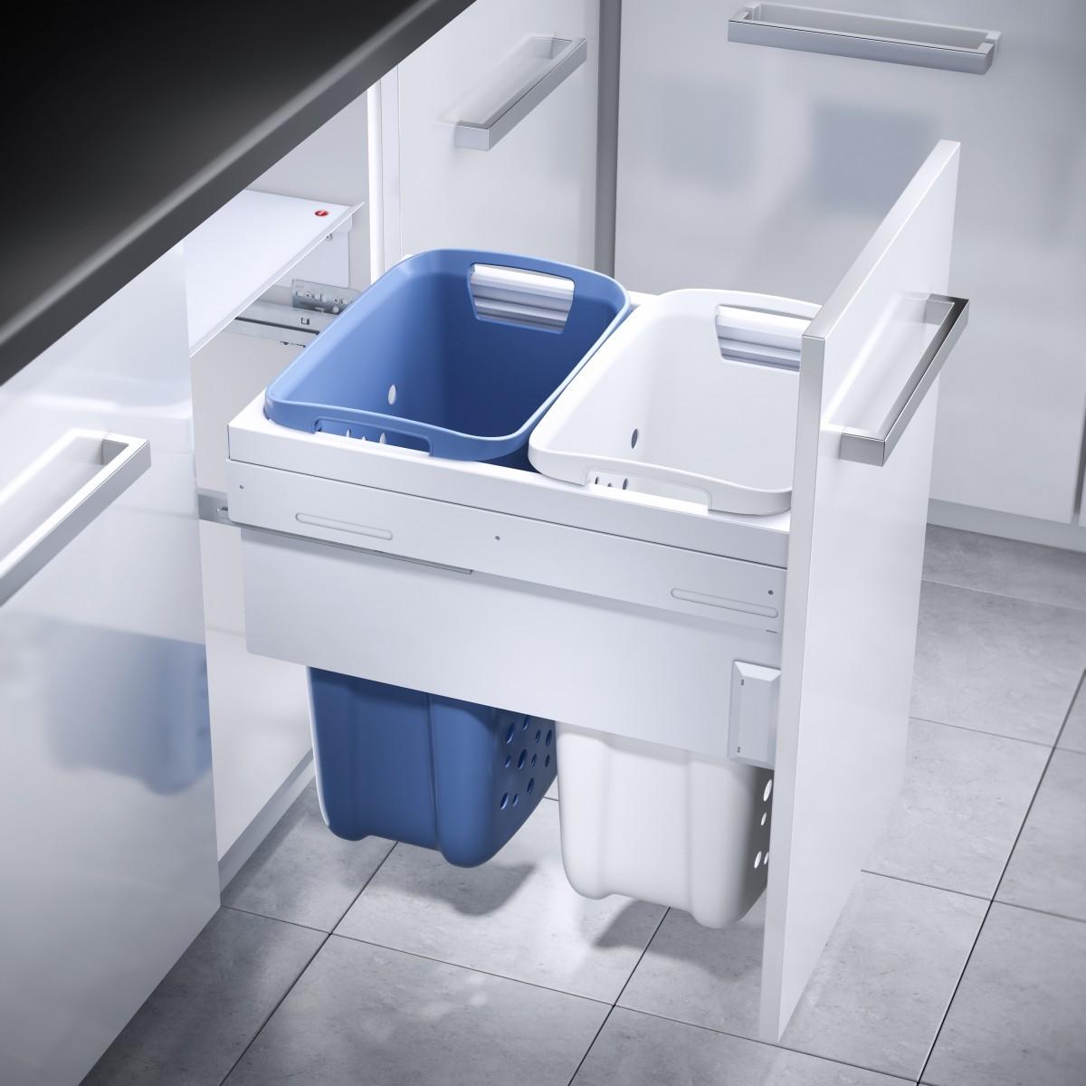 Hailo Laundry-Carrier 450 33/33, 66 L frontkihúzású mosodai tároló rendszer