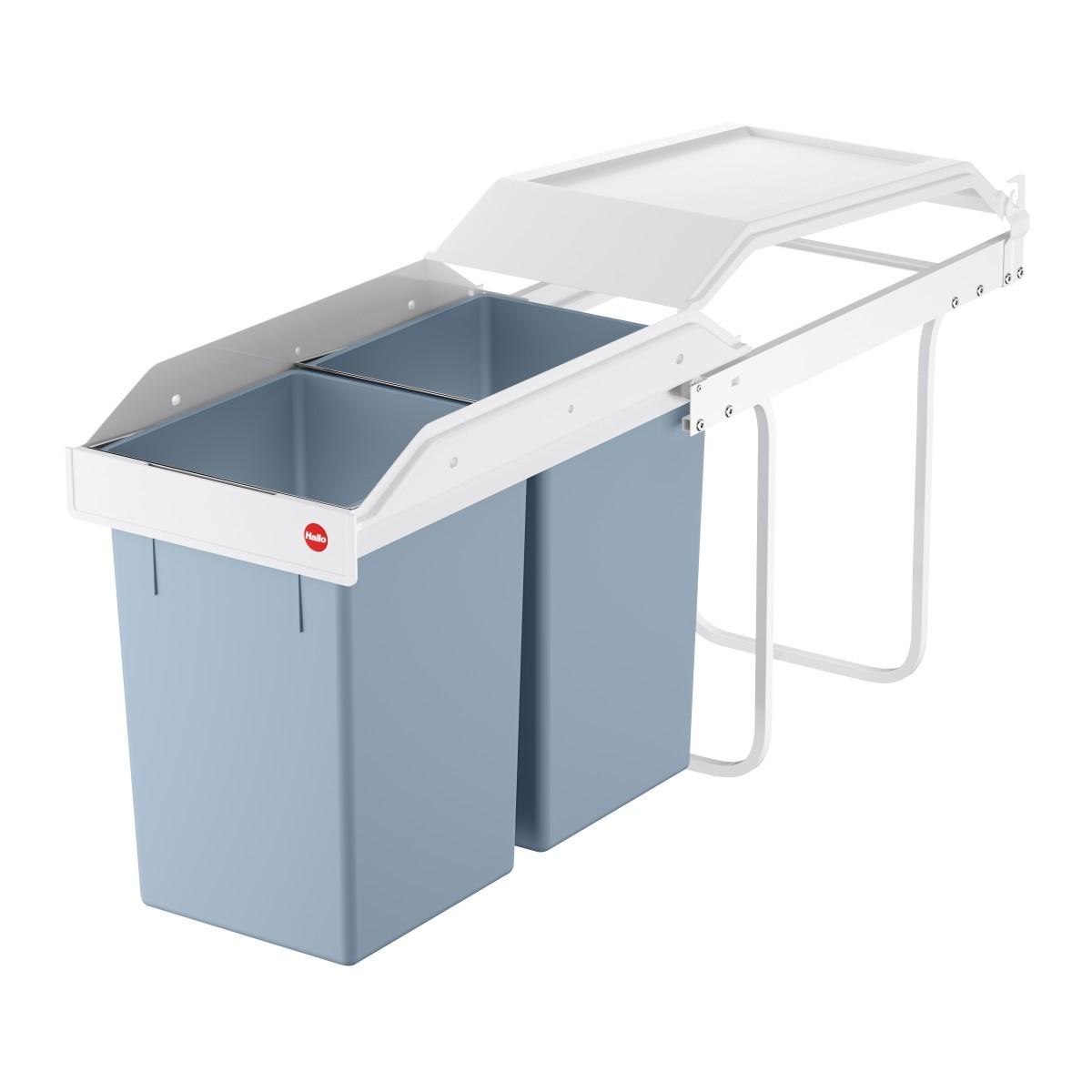 HAILO Multi-Box duo L (2X14L) Nyíló ajtó mögé szemetes