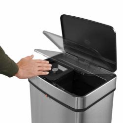 HAILO Öko Vario XL anti -fingerprint szenzoros szelektív hulladéktároló 3.Kép