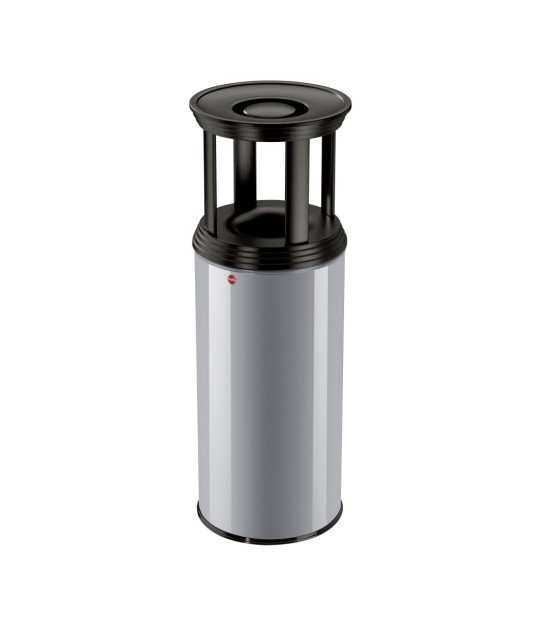 Hailo ProfiLine Safe Plus XL grey hulladékgyűjtő, tűzálló peremmel + hamut
