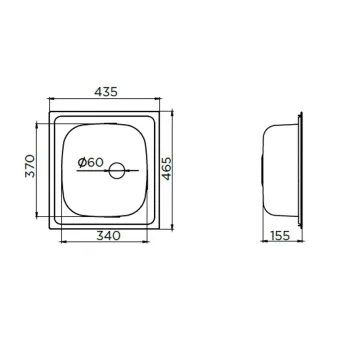 Quadro 60 mosogató 2.Kép