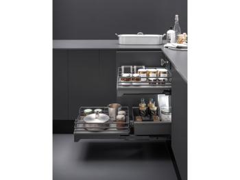 BELSŐ FÉMRÁCS FLYBST452  SAROKSZEKRÉNYBE 830x545x470mm ANTRACIT 3.Kép