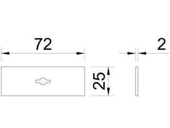 BÚTORFOGANTYÚ 72 mm MATT FEKETE 2.Kép