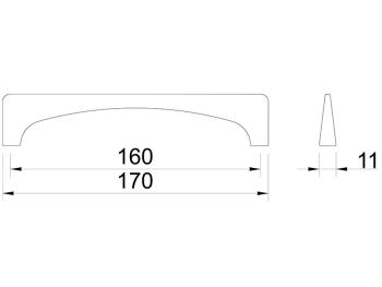 BÚTORFOGANTYÚ 2483-170 ZN21 NIKKEL 2.Kép