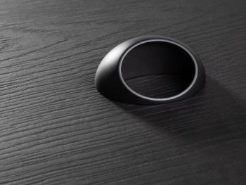 BÚTORFOGANTYÚ LIRO AURA 32MM MATT FEKETE 3.Kép