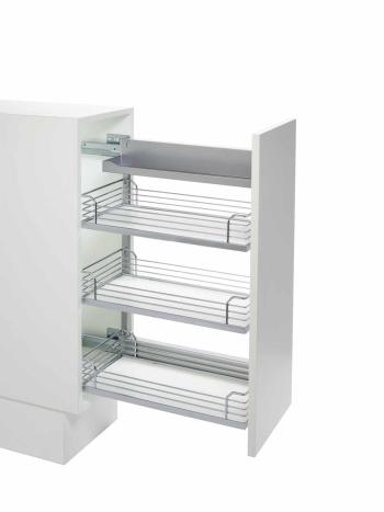 Kesseböhmer Comfort II. Keretmag. 630mm balos 90 fok frontrögz. Silver Kép