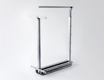 Kesseböhmer DISPENSA Junior slim vasalat szett fenéklapra 640-728mm Silver 3.Kép