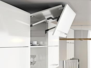 FDS FELNYÍLÓ VASALAT FDS TST VÍZSZINTES  HARMONIKA  590-649mm 4,1-8,1kg-ig FEHÉR 2.Kép