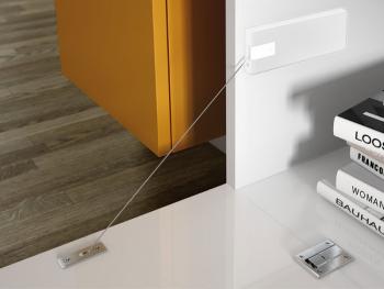 EGYÉB LENYÍLÓ VASALAT LINK UAQ335 CSILLA PÍTOTT 250-480mm 3,4-7,6kg-ig FEHÉR-NIK KEL 2.Kép