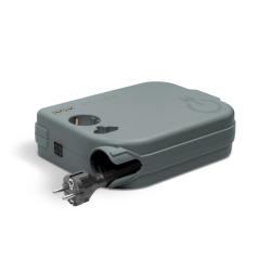 ROLEE L Grafitszürke (3,5 m kábel) 2 db USB, 1 db földelt, 1 db földeletlen aljzat 3.Kép