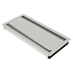 ASA Plastici Exit Dual 2.0 alumínium káb elátvezető 316x148 mm, H15, fehér 1.Kép